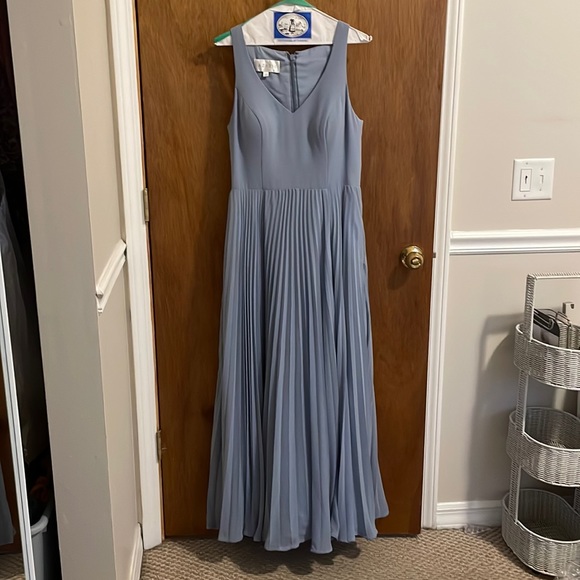 Azazie Dresses & Skirts - Blue bridesmaid azazie dress size 10